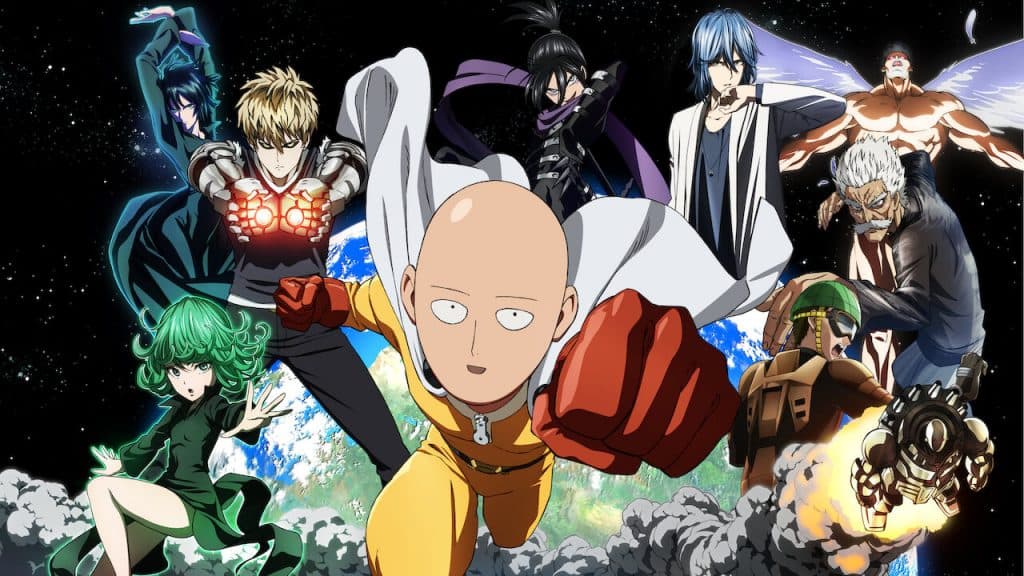 one punch man animes como boku no hero