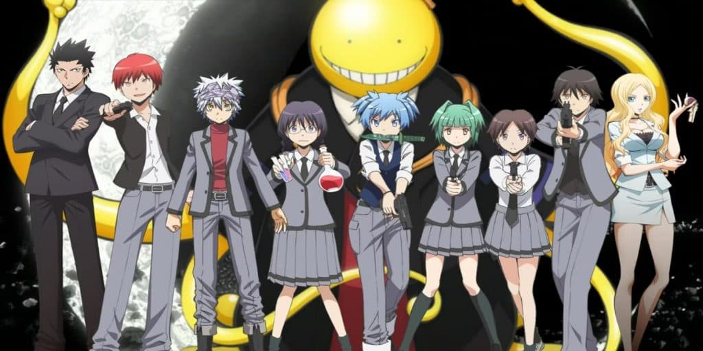 assassination classroom anime como my hero academia