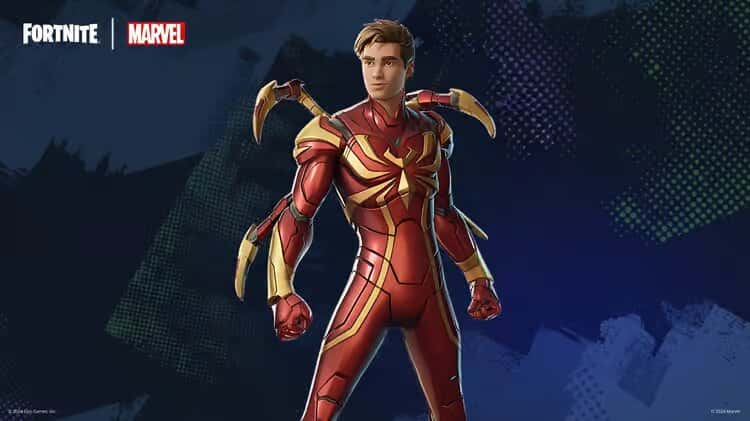 Iron spider skin fortnite