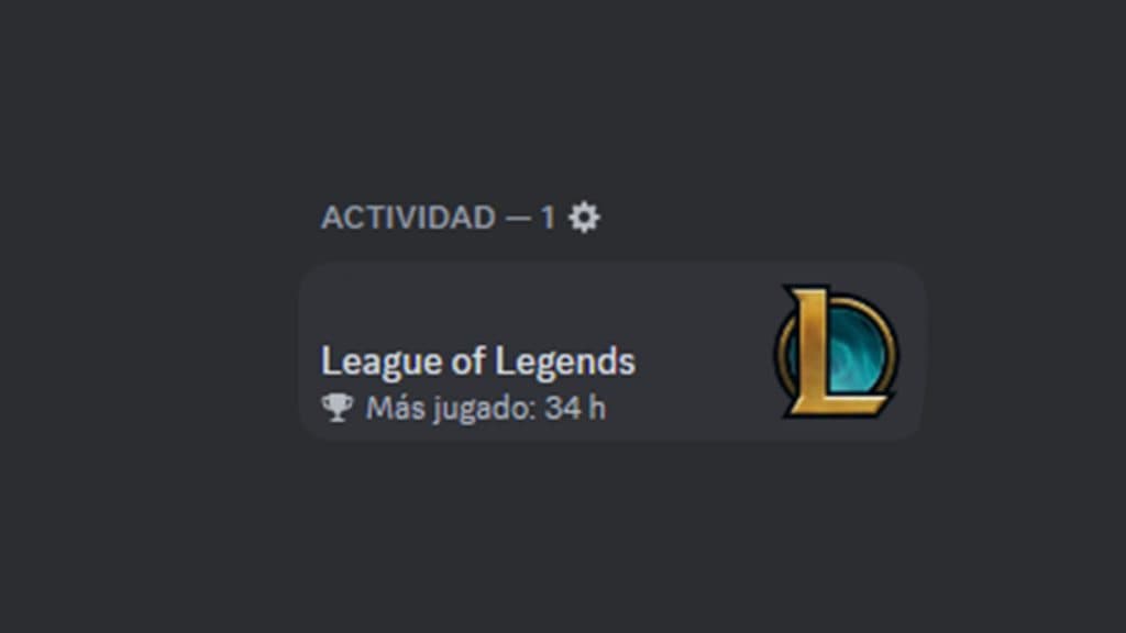 actividad discord